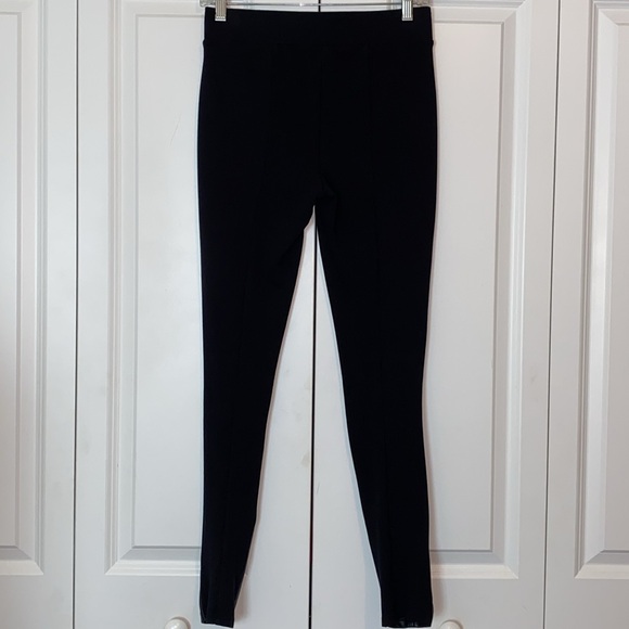 Ann Taylor Factory Faux Leather and Knit Legging Black Size XS - Picture 2 of 9